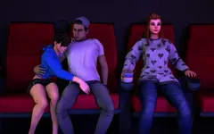 Briggitte & Tracer Sex at the Cinema, overwatch