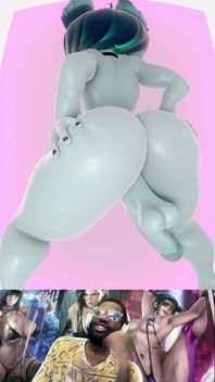 Fat Ass Fat Futa Cock Waifu Does Her Mating Dance