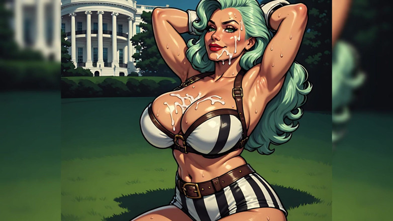 AI Porn: Fitness holky art pokryté mrdkou