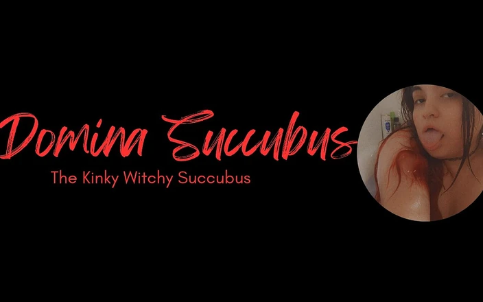 Domina Succubus: Aku lagi asik muasin memekku pakai gaun renda warna merah