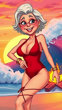 Flux Ai Cartoon Matures (tidak bugil)