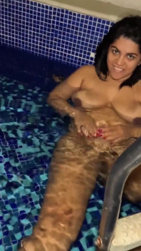 Motel Day with Pool - Loving Dirty Couple Fucking and Laughing