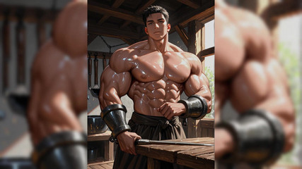 Erotic Man: Sexy Gay Iron Workers Ai Slideshow