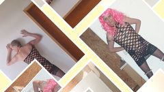 Analfetischist Crossdresser: Anální šukání robertkem a strojem