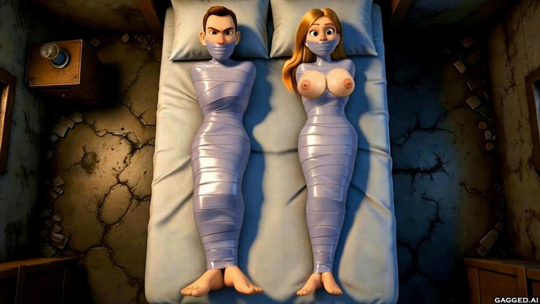 Gagged AI Cartoons: Bağlı ve İzleniyor