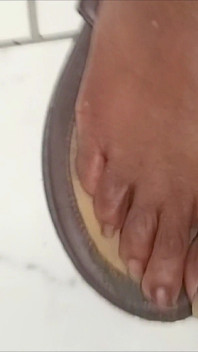 Nurse Jasmine Doe's Afterwork Hot Stinky Feet N Nude Long Toenails