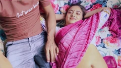 Devarji şişman yarağını amcığıma sokuyor