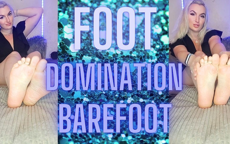(98) Foot Domination Barefoot (Monica Angels)