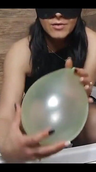 Adventures of Milfycalla Ep 40 My Balloon Fetishi Have a Fetish That I Like Very Much. Today I Was Very Horny and I Infla...