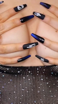 Small Tits and Long Nails Worship