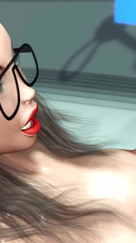 Cyber disco sex. Sexy šprtská dívka v manžetách je ošukaná disco mužem
