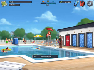 Dirty GamesXxX: Summertime Saga: lubang kemuliaan ke bilik bertukar ep.35