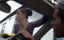 Ride Me In The Car: Fetter schwanz wurde in der autowäsche-limousine poliert