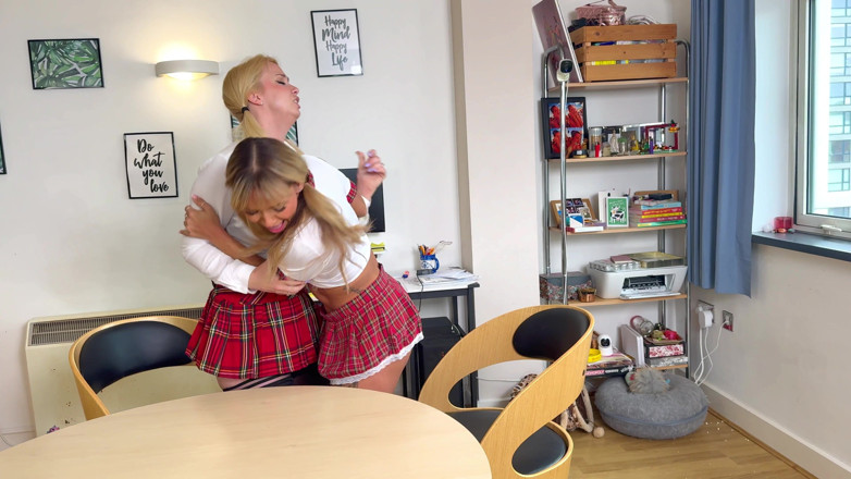 Latina Fetish: Lil Missy and Renee in: the Strict Teachers Lesson (4k + Bts)