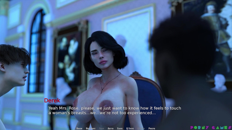 Porny Games: 命运和生活：沃林霍恩的奥秘 - 与热辣熟女老师的脱衣舞扑克 2