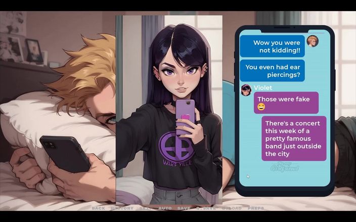 Cumming Gaming: Minha nova namorada tabu hentai jogo ep.12 Duas meia-irmãs provocando...
