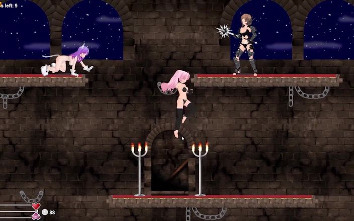 LewdArcade: Angel Marielle Side Scroller, jeu porno transsexuel [partie 03] + téléchargement