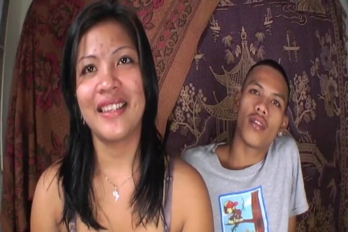 Asian Cuntz: Big ass asian getting her muff drilled