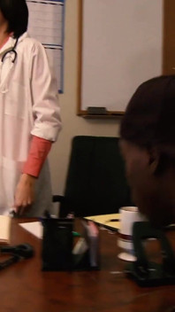 Dr Julez Ventura Takes the Temp of a Fat Black Cock