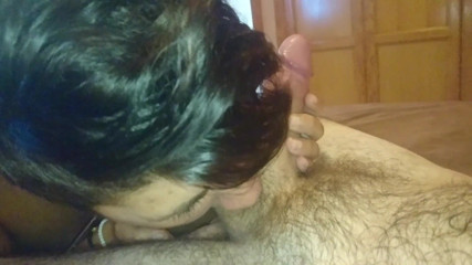 bekycarril: Quick bedroom blowjob