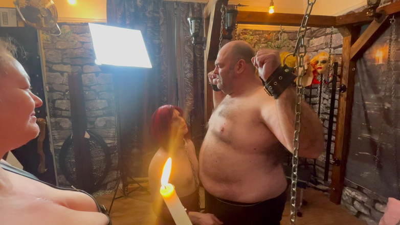 Aaexperinces trans: Part 1:- Fire Play with Domina Satan &amp; Lanista Bear