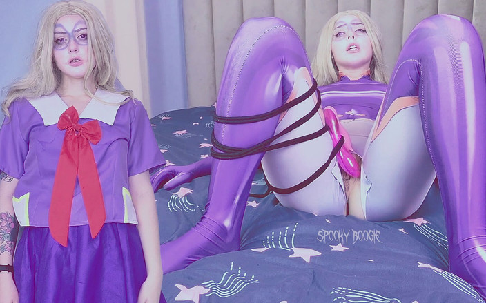 Spooky Boogie: Mha: Darebák ovládá orgasmy Mt Lady prostřednictvím kouzelného anální kolíku...