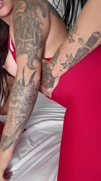 Lesbian Fuck with Harness Between Two Beautiful Big Ass Nifomaniacs - La Rola Ft Anitamiller
