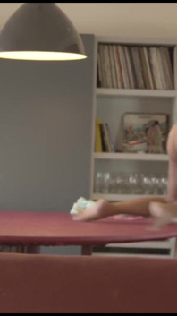 Blindfolded brunette fucked hard from her boyfriend