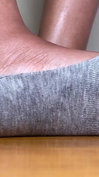 Grey Socks Slowly Stripped