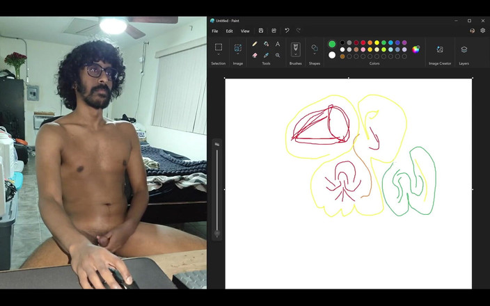 NANDgasm: パソコンの画面を共有する際の照明の変化を試しています。