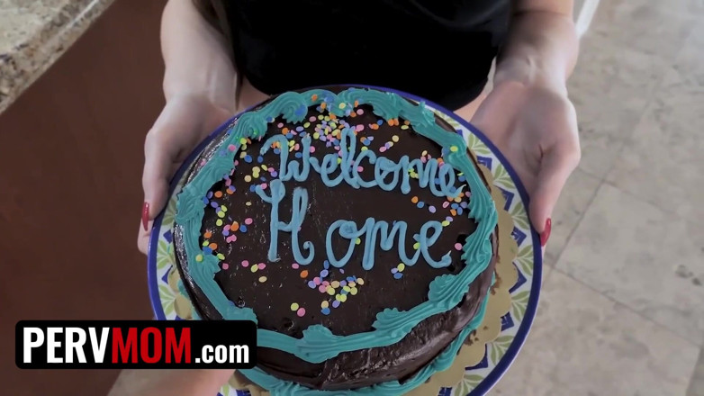 PervMom: PervMom - Horny stepson blows huge sticky load deep in his...