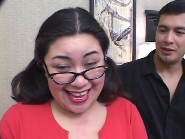 Big Beautiful Girls: Big whore doing casting with two dicks
