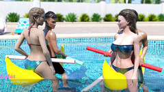 Johannes Gaming: AWAM #32 Playing games in water get a cumshot
