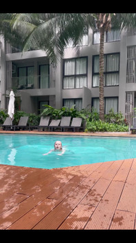 Can’t Live a Day Without Swimming in the Pool, Kinda Got Used to It ) Down to Join Me This Weekend?