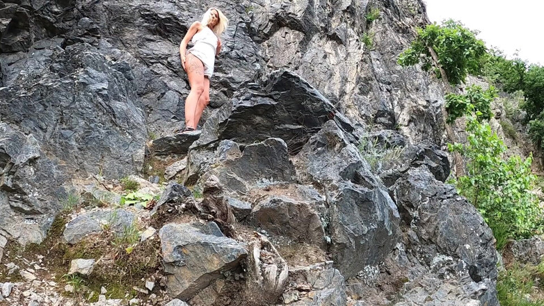 Claudia Macc: Pissing on a rock