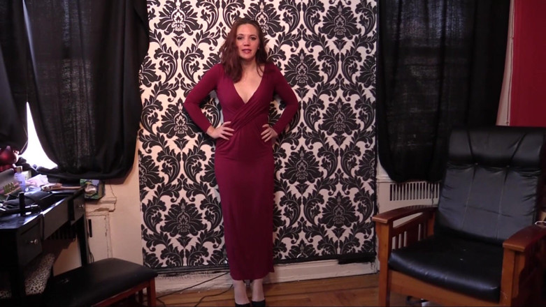 Evangelines Fetish: Thuis blijven in een panty