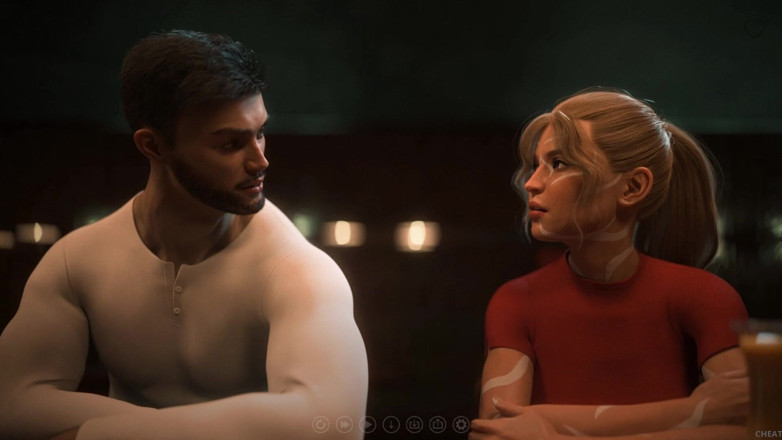 3D Cartoon Porn: Seven Realms 48 - Atlas utěšuje Leyala &amp; Kali Po bitvě