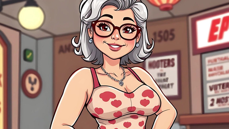 AI Porn: Hooters Cartoon Art