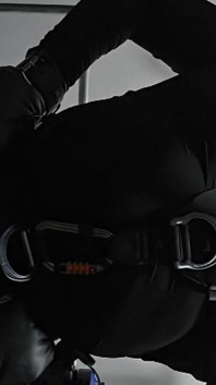 Mijn nieuwe ophanging -bondage testen