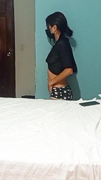 Mi Hermanastra Flaca Me Mira Follar a Mi Madrastra MILF