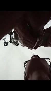 MILF Gives a Quick Blowjob with a Cum Explosion in Her Mouth
