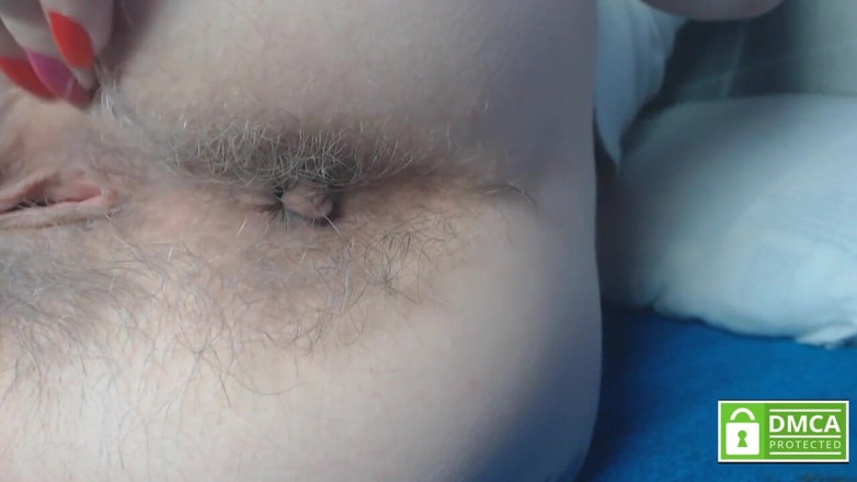 Risky Hairy Couple: 보지 벌리고 후장 핑거링 23분