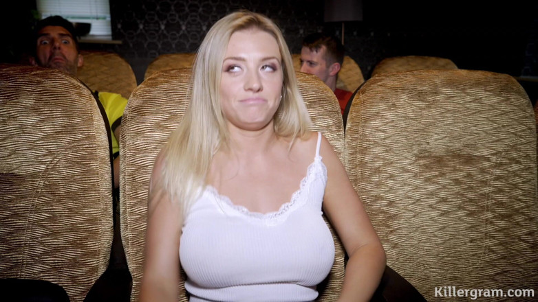 Killergram: The Blonde Cinema Threesome