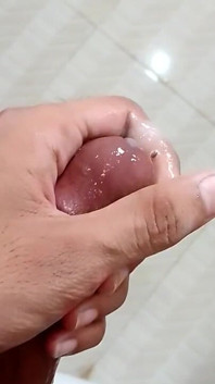 Pre Cum as Lubricant to Masturbate