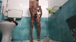 Dirty Step Mum Helps Her Young Boy in the Shower and Sucks His Cock