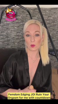 Femdom Edging JOI Ruin Your Orgasm for Me with Countdown.