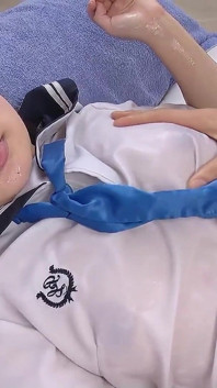 Uncensored Japanese Nuru Massage Creampie Sex with Petite Cosplay Teen 18 by Client