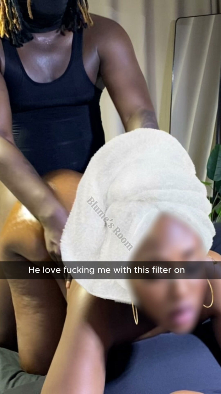 Afrocummy: Hij houdt ervan me te neuken met dit filter aan