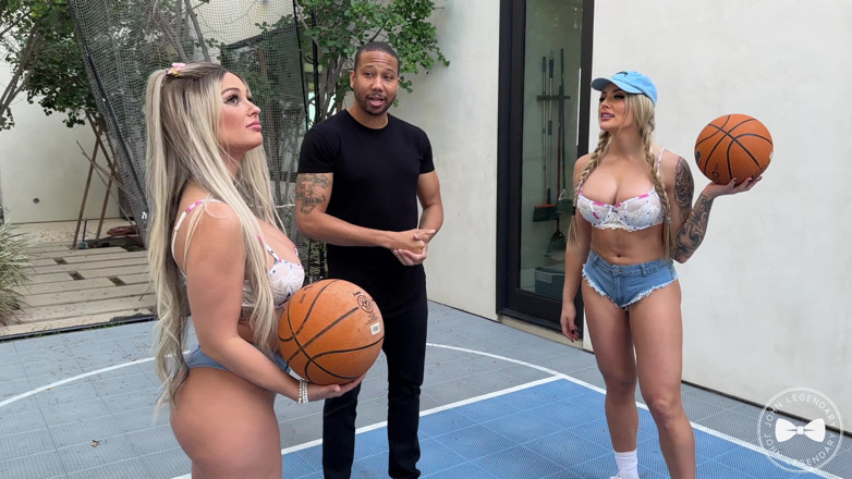 John Legendary: Busty Cheating Pawgs Fuck BBC Coach on Basketball Court