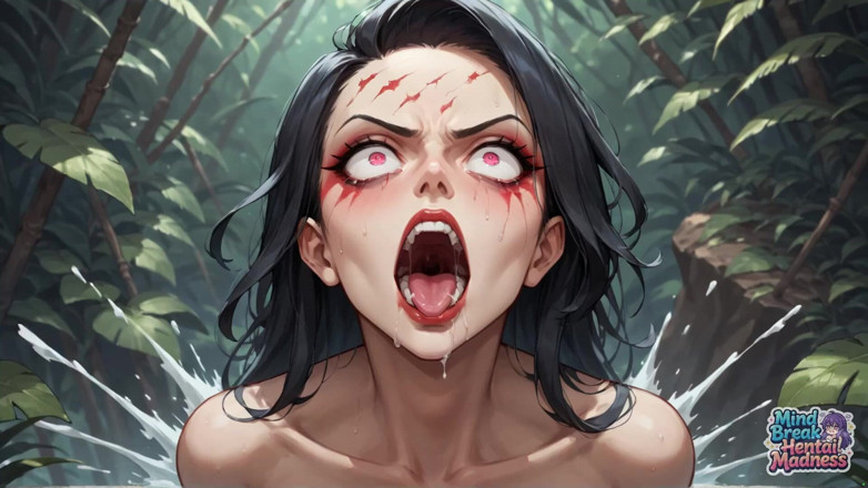 Mind Break Hentai Madness: Urlando orgasmo nella giungla: quattro peni ed eiaculazione esplosiva